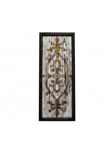 30 Inch Wood Deco- White