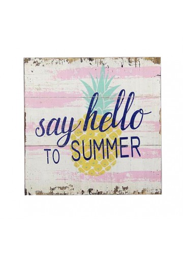 Hello Summer Plaque