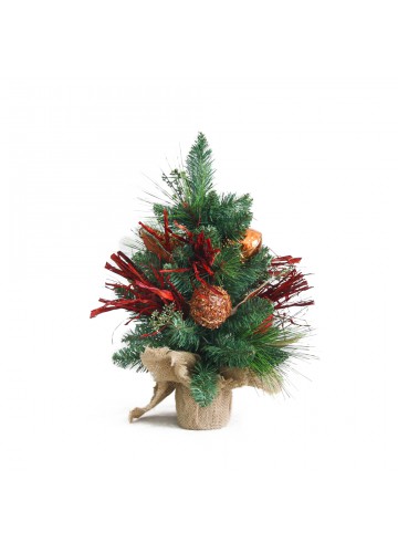 18 in. Potted Tree with Ornament