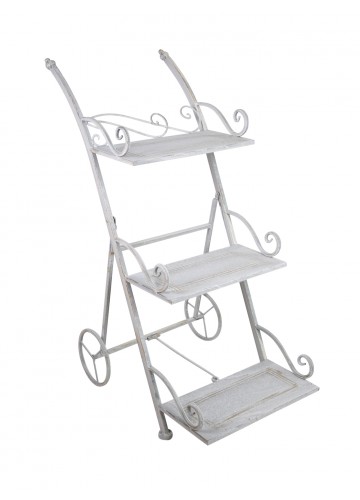 Orchies 3-Tiered Round Metal Plant Stand