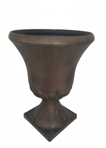 21.25 Inch Urn Planter in Brown (Set of 2)