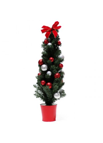 48" Potted Tree with Ornaments
