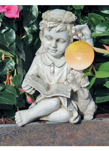 Girl Angel Hangs Solar Led Ball