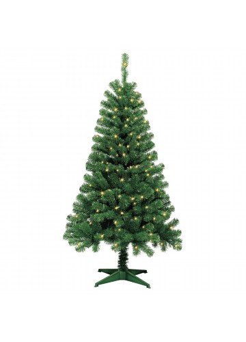 5FT Wood Trail Pine Pre Lit Artificial Christmas Tree