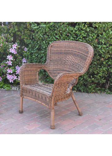 Windsor Honey Resin Wicker Chair