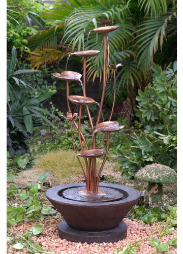 Acqua Di Loto Lotus Outdoor Fountain