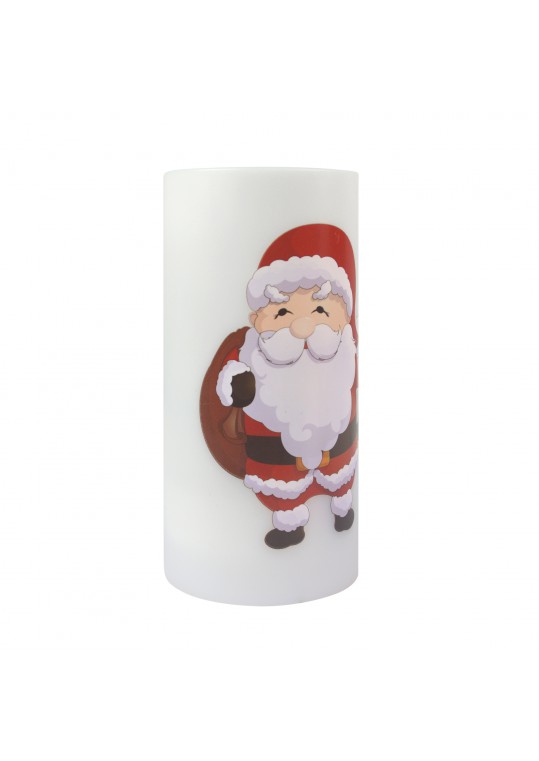 Christmas Santa Theme Flameless Candle and Projector