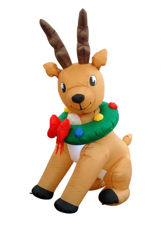 6FT INFLATABLE REINDEER -ANIMATION