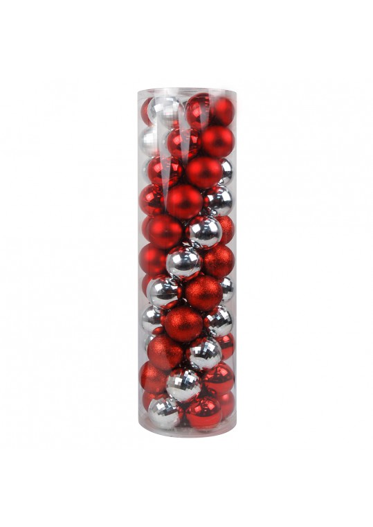 Combo 55Pk 60Mm Tube-2 Red/Silver
