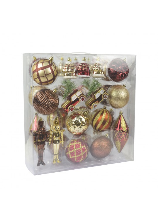 36 Pcs Mix Christmas Ornament