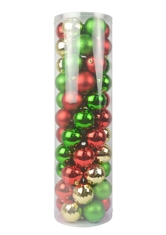 Combo 55Pc Christmas Ornament-Mix Color