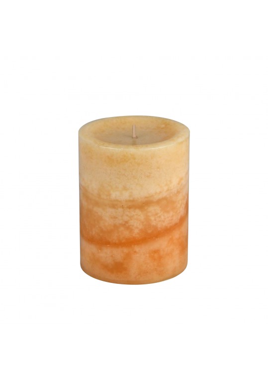 3 x 4 Inch Lyr Cuban Vanilla Scented Pillar Candle