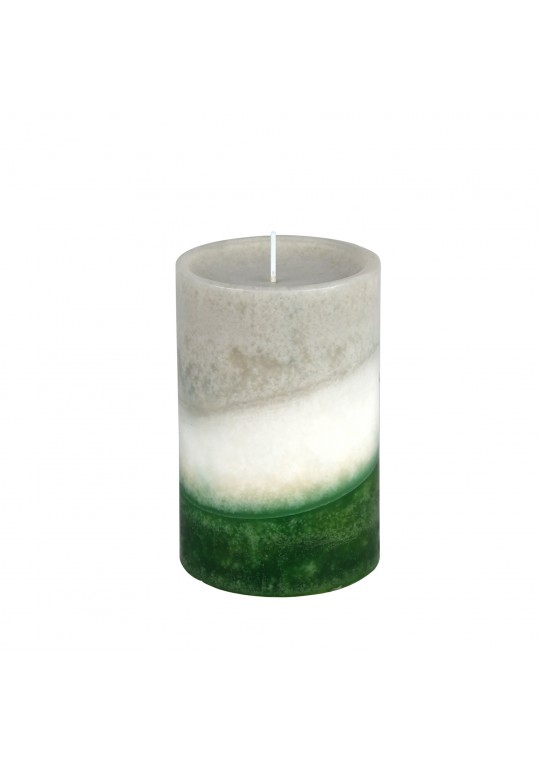 4 x 6 Inch Lyr Holiday Fores Scented Pillar Candle