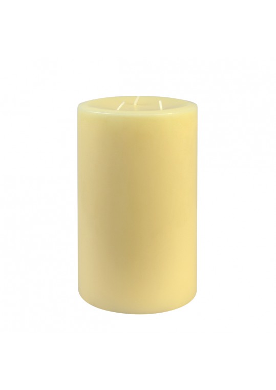 6 x 9 Inch Ivory Pillar Candle - Set of 4