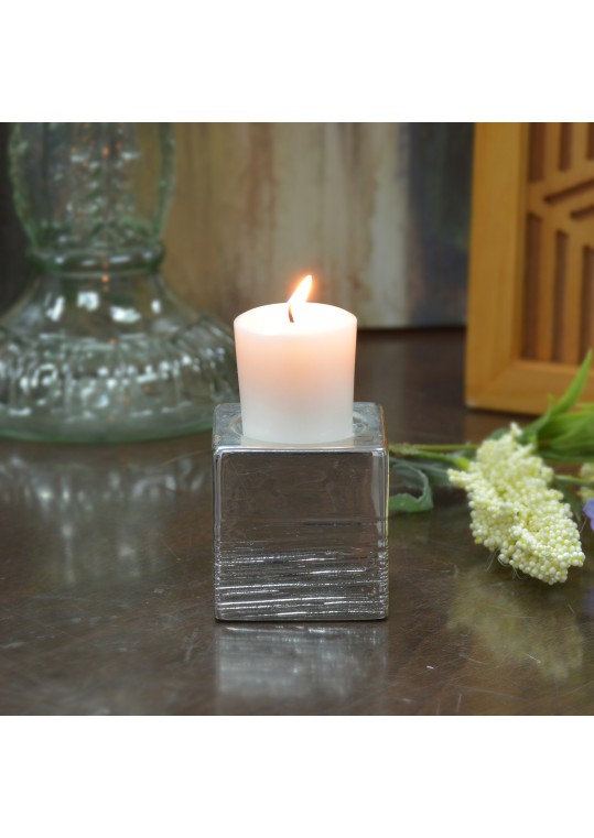 White 15 Hours Votive Candles - Set of 18