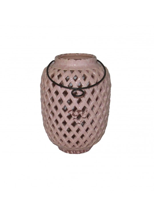 6 Inch H ceramic candle holders
