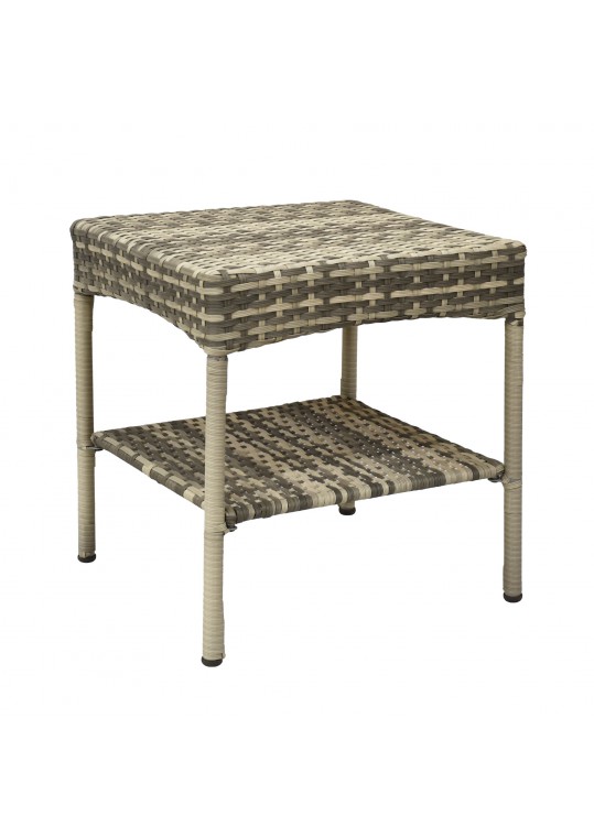 Grey Resin Clark Wicker Clark Side Table(KD)