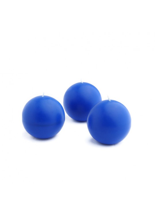 2 Inch Blue Ball Candles (12pc/Box)