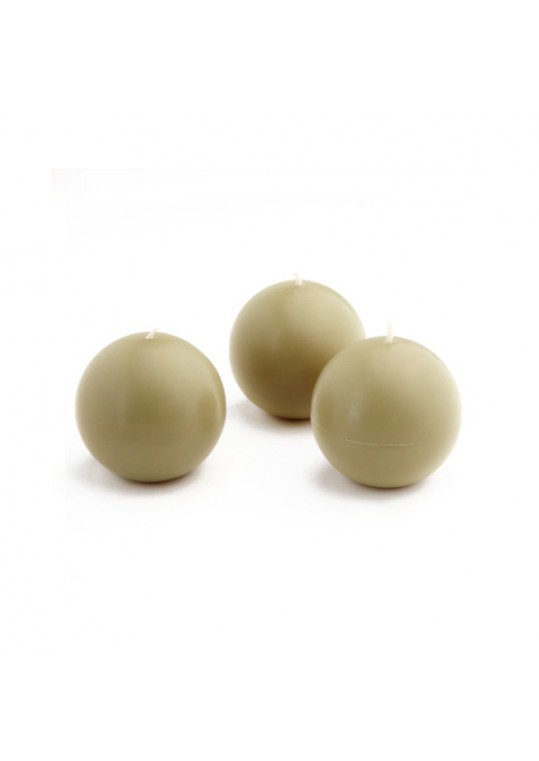 2 Inch Sage Green Ball Candles (12pc/Box)