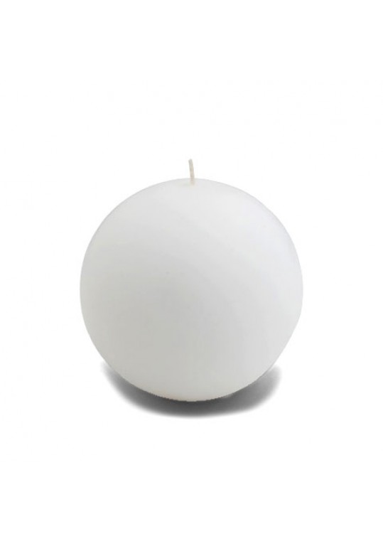 4 Inch White Ball Candles (2pc/Box)