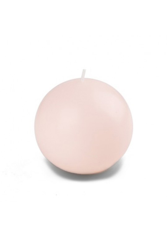 4 Inch Pale Ivory Ball Candles (2pc/Box)