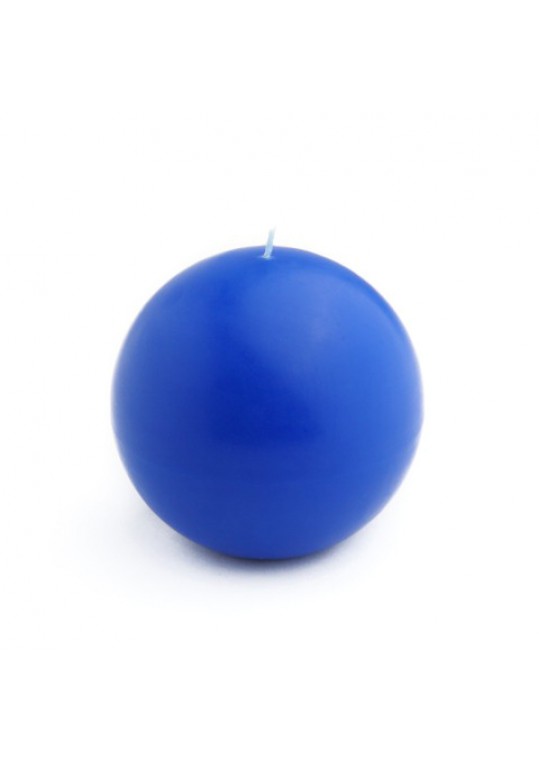 4 Inch Blue Ball Candles (2pc/Box)