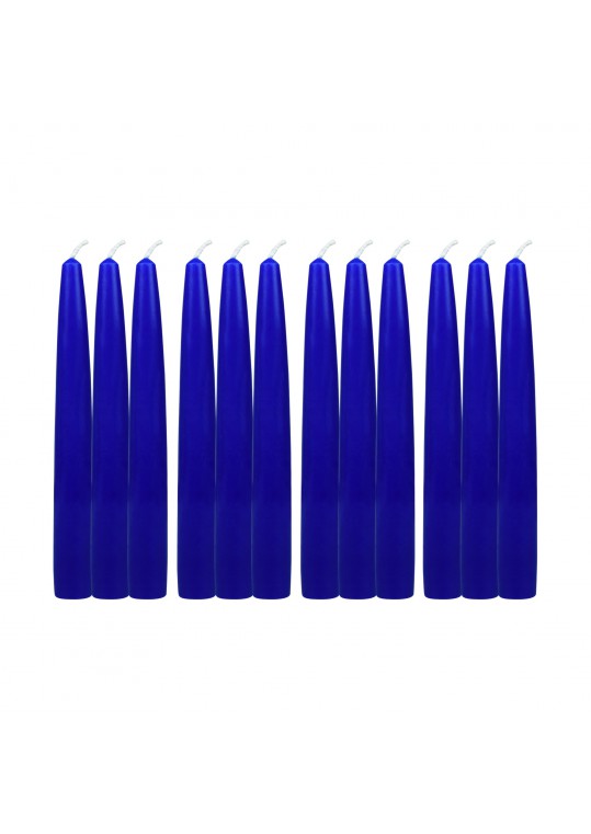 6 Inch Royal Blue Taper Candles (144pcs/Case) Bulk