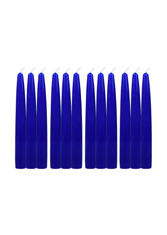 6 Inch Royal Blue Taper Candles (144pcs/Case) Bulk