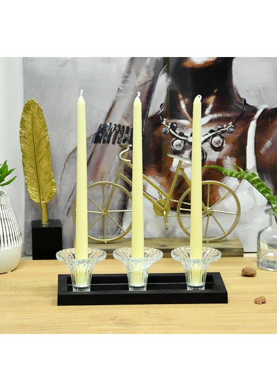 12 Inch Ivory Taper Candles (144pcs/Case) Bulk