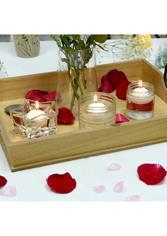 1 3/4 Inch White Floating Candles (24pc/Box)