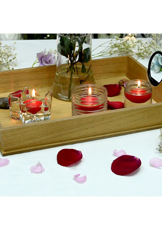 1 3/4 Inch Red Floating Candles (144pcs/Case) Bulk