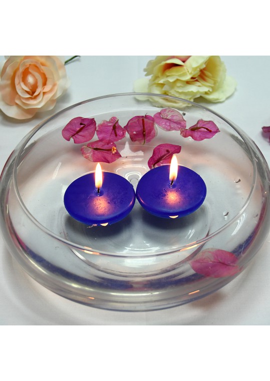 2 1/4 Inch Royal Blue Floating Candles (288pcs/Case) Bulk