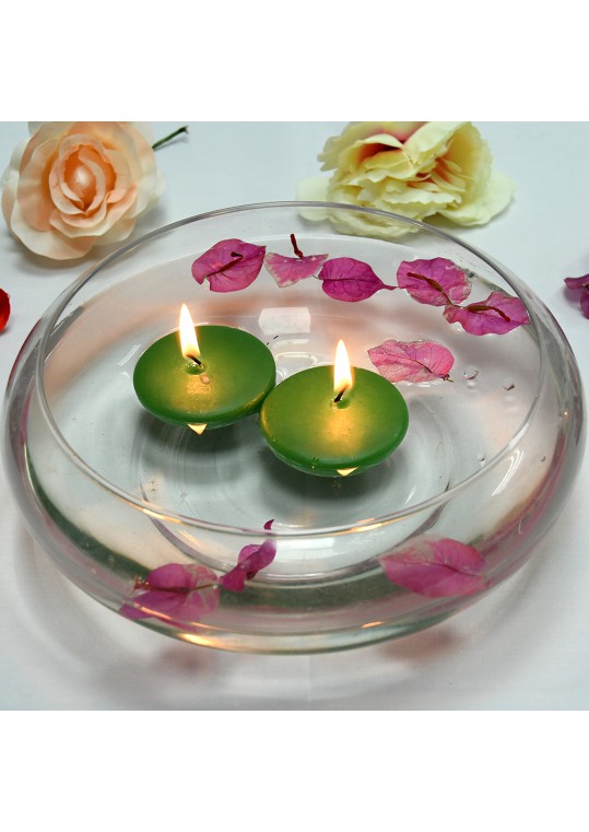 2 1/4 Inch Hunter Green Floating Candles (288pcs/Case) Bulk