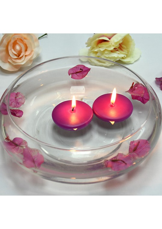 2 1/4 Inch Purple  Floating Candles (96pcs/Case) Bulk