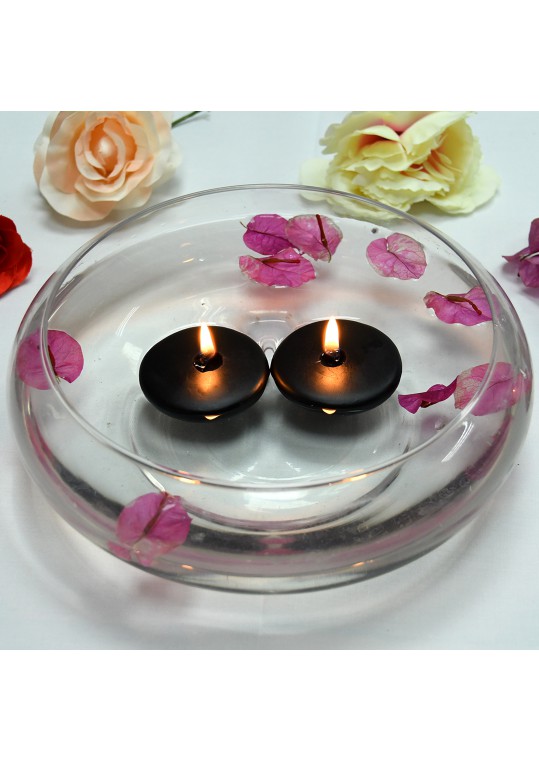 2 1/4 Inch Black Floating Candles (288pcs/Case) Bulk