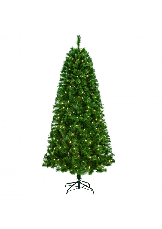 7ft. Prelit Christmas tree with Metal Stand