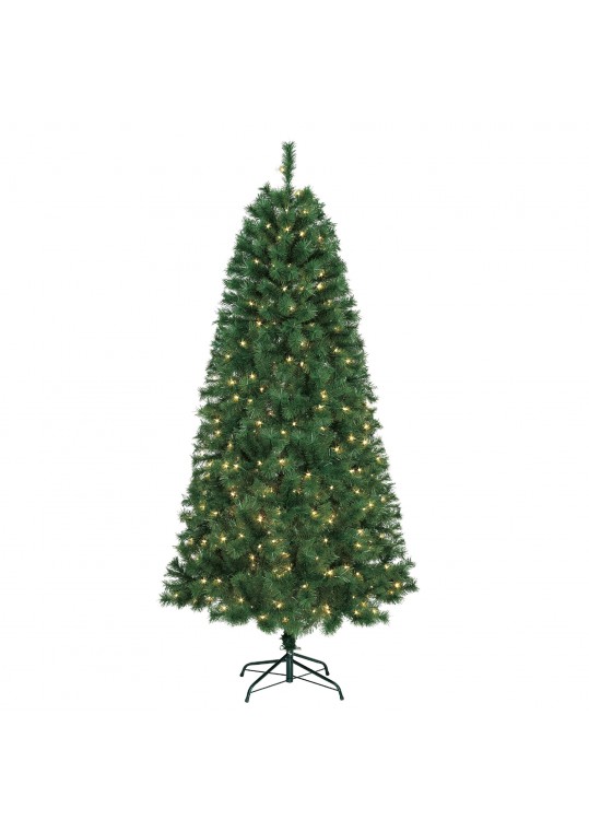 7ft. Prelit Christmas tree with Metal Stand