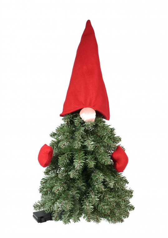 2.5FT Pre-Lit Gnome Christmas Tree