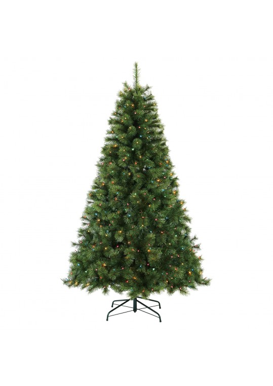 Aine 7FT Aspen Pre-lit  Multi-color lights  Tree