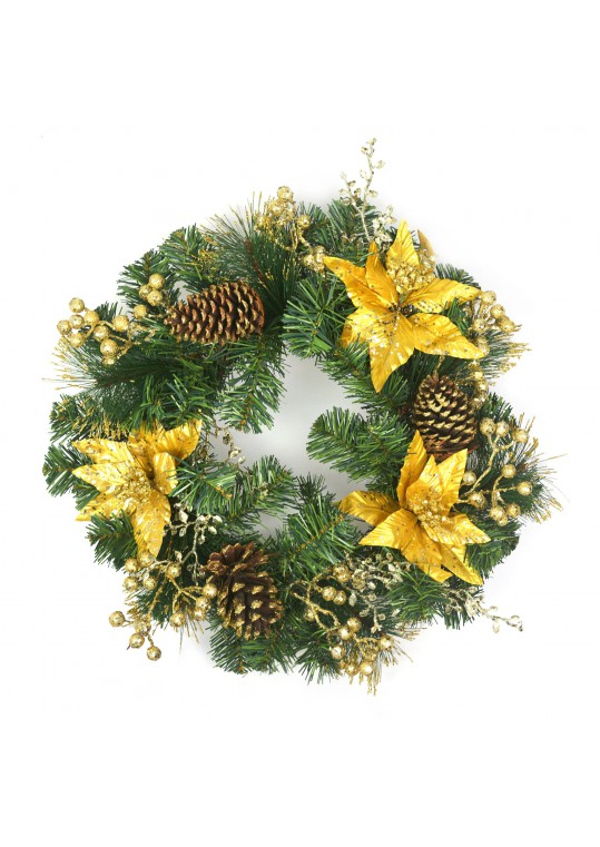 20 Inch Christmas Decorated Wreath