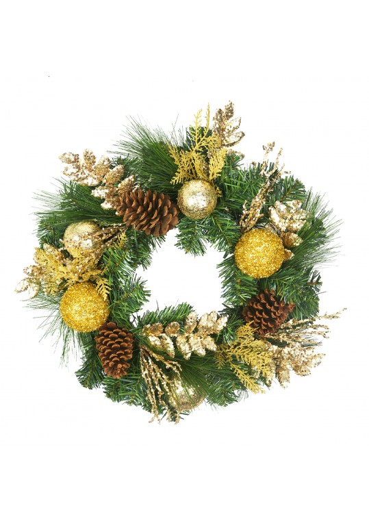 20 Inch Christmas Decorated Wreath