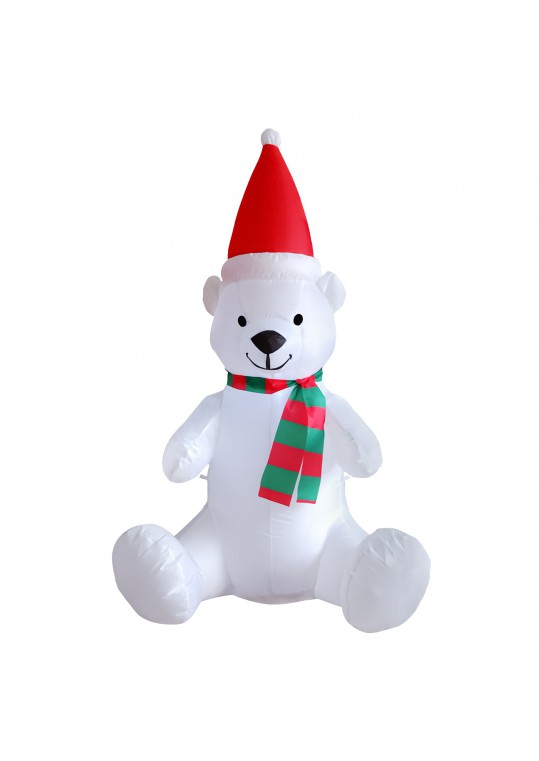 4FT Inflatable Polar Bear