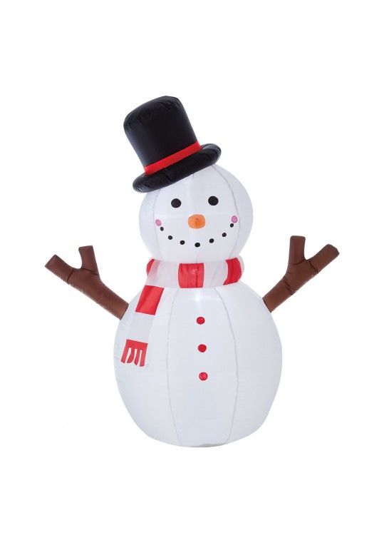 4FT Inflatable Tree Hand Snowman