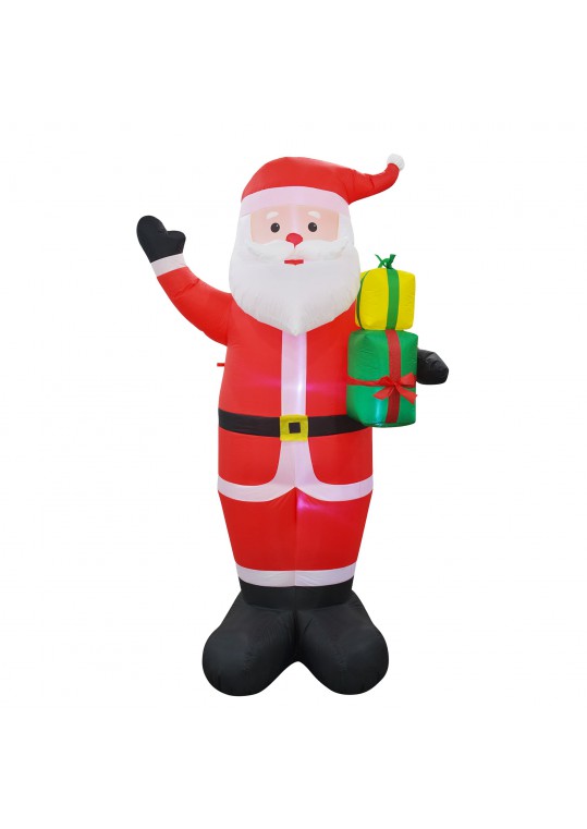 8FT White Santa Inflatable