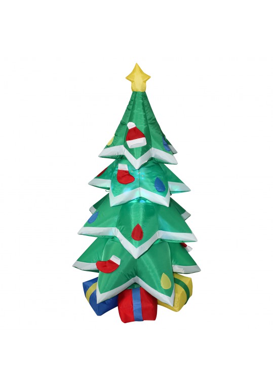 6FT Christmas Tree with Snow Inflatable