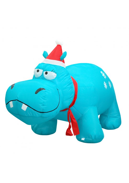 4FT Inflatable Hippo