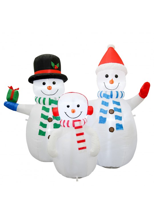 7FT Snowman Family Inflatable