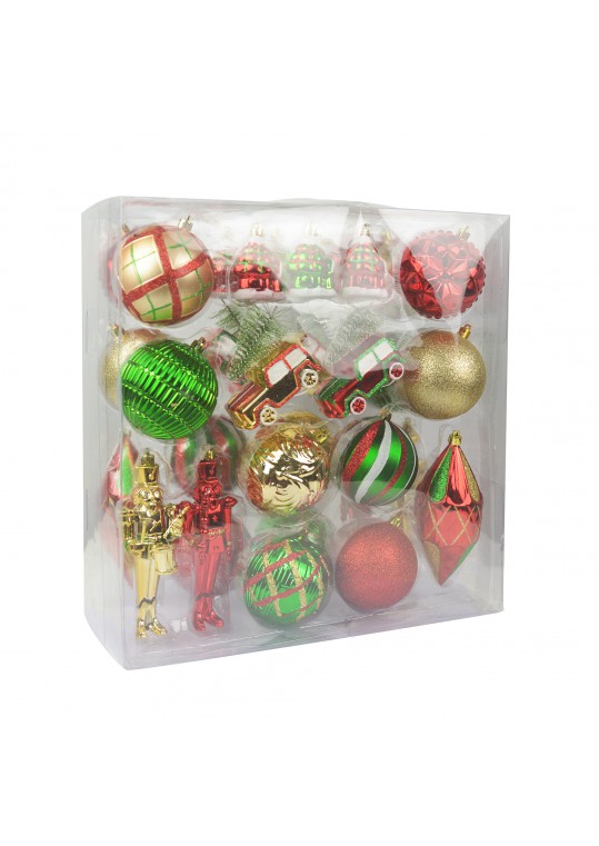 36 Pcs Mix Christmas Ornament