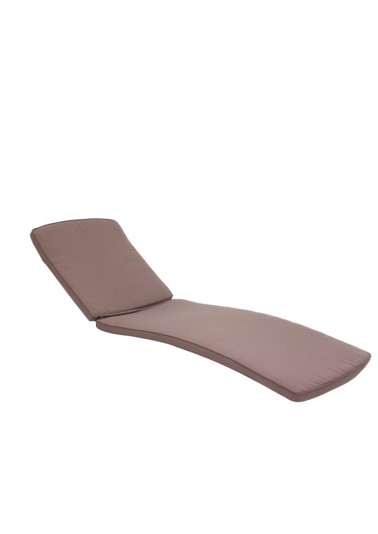 Brown Chaise Lounger Cushion (Set of 2)