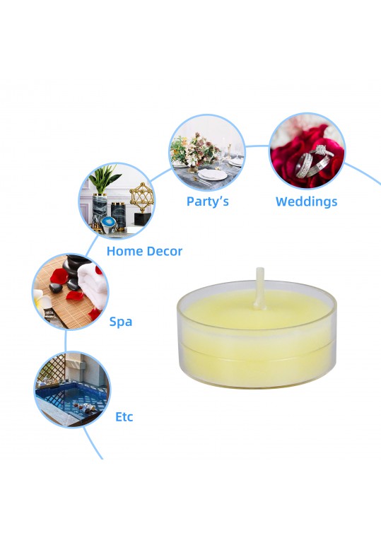 Ivory Tealight Candles (600pcs/Case) Bulk